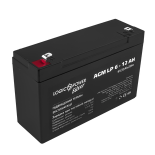 Аккумулятор AGM LP 6V - 12 Ah Silver 2572LP фото
