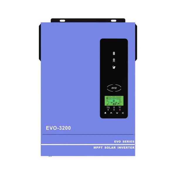 Гібридний інвертор ANERN AN-SCI-EVO-3200, 3000 Вт, 24 В, MPPT 80 А, чиста синусоїда eve1307 фото