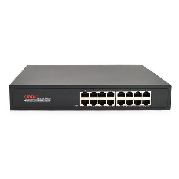 Комутатор Gigabit Ethernet ONV-H3016 в металевому корпусі 16*1000Мб портів 270х181х44 мм 2000000272665YT фото