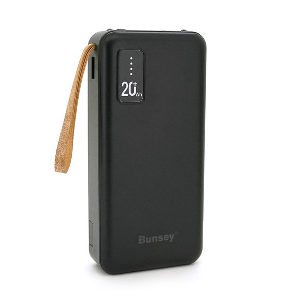 PowerBank Bunsey BY-29 20000mAh, Input:MicroUSB+Type-C, Output:2USB/Type-C, PD20W, Black 892B677EC457 фото