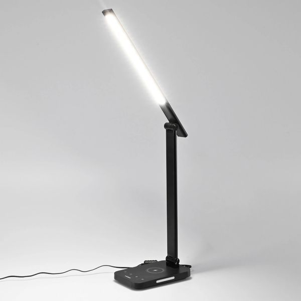 LED настольная лампа с беспроводной зарядкой VIDEX VL-TF17B 18W 1800-6500K 99-00017506VIAT фото
