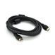 Кабель Ritar PL-HD347 HDMI-HDMI 19+1, Ultra HD 4Kx2K, 2160P, 1.5m, v2,0, OD-6.0mm, с фильтром, круглый Black, коннектор Gold, Пакет, Q125 2000000203911YT фото 1