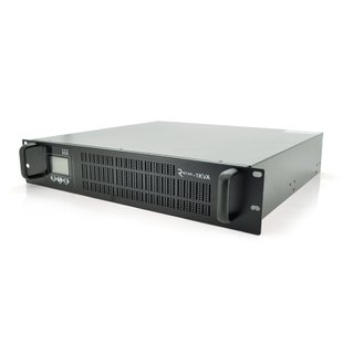 ДБЖ з правильною синусоїдою ONLINE Ritar RT-1KS-LCD, RACK 1000VA (900Вт), 24 В, Вбудована батарея 12V 7,5 Ah х 2 шт (482*440*87), Q1 97D9A43DD90A фото