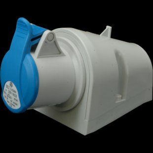 Розетка настенная 2P+PE 32А 230В IP44 SEZ IZN3232 91266KAPR фото