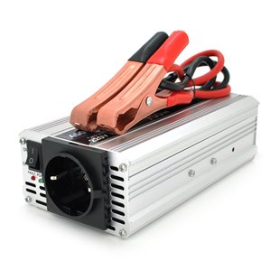 Инвертор напряжения POWERMASTER, 24V/220V, 700W с модифицированной синусоидой, 1 Shuko, клеммы B7D2C21FC546 фото