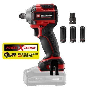 Аккумуляторный ударный гайковерт Einhell TP-CW 18/260-C Li BL - Solo 4510090TVOE фото