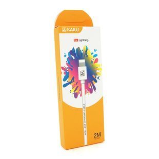 Кабель iKAKU KSC-332 YOUCHUANG charging data cable series for iphone White довжина 2м 2,4А BOX 6921042112596YT фото