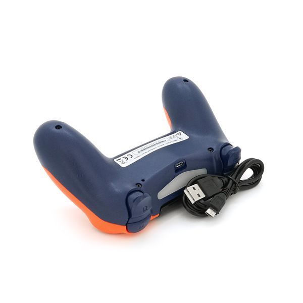Геймпад Brazzers беспроводной для PS4 Wireless SHOCK, разъем для наушников, LED light bar, Orange, 3.7V, 600mAh, Blister-box 2000000359540YT фото