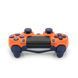 Геймпад Brazzers беспроводной для PS4 Wireless SHOCK, разъем для наушников, LED light bar, Orange, 3.7V, 600mAh, Blister-box 2000000359540YT фото 3