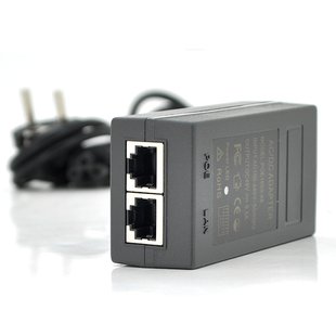 POE інжектор 12V 1A (12Вт) з портами Ethernet 10/100Мбіт/с + кабель живлення 8E8FD59C73BA фото