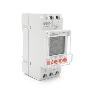 Реле часу Sinotimer TM929BK 24 години на DIN-рейку LCD програмований змінна батарея 30А 85-265V 87х65х35 мм 2000000365862YT фото