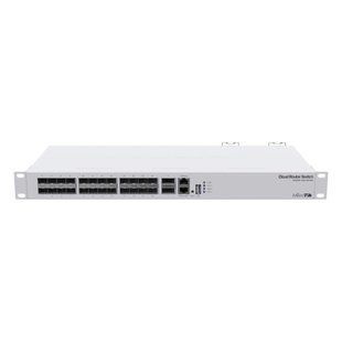 Комутатор 24 порти керований MikroTik CRS326-24S+2Q+RM 99-00002993VIAT фото
