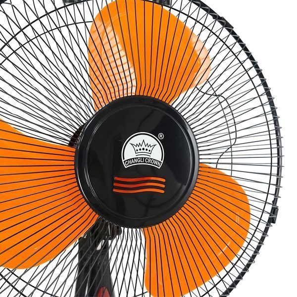 Вентилятор напольный Voltronic YT41905 16 дюймов 100W 3 режима 220V Black/Orange Box 2880000419051YT фото