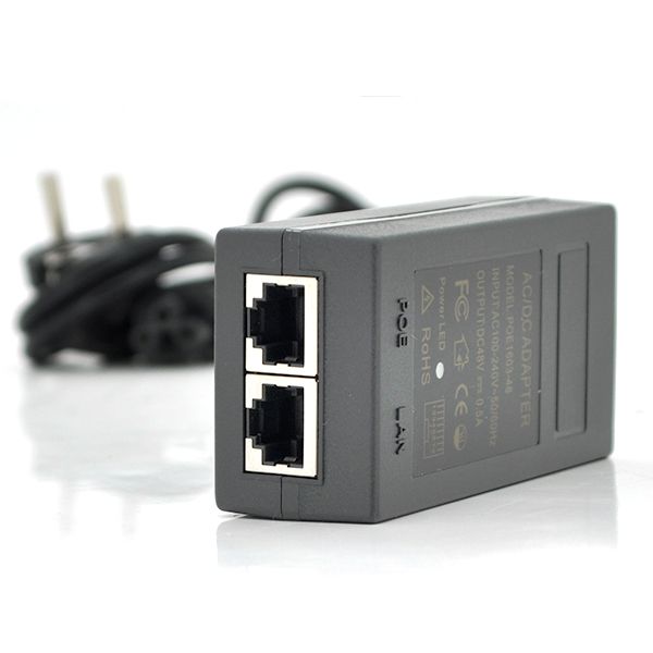 POE инжектор 12V 1A (12Вт) с портами Ethernet 10/100Мбит/с + кабель питания 8E8FD59C73BA фото