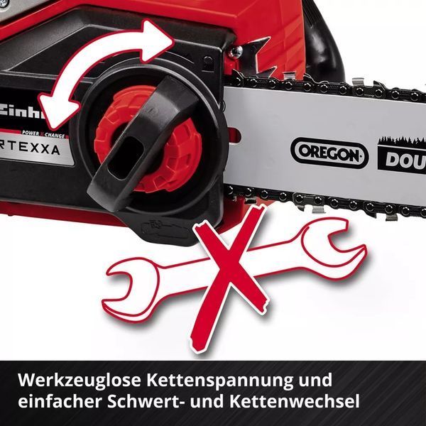 Пила цепная бесщеточная аккумуляторная Einhell FORTEXXA 18/30 Li-Solo 4600010TVOE фото