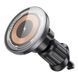 Автотримач BOROFONE BH211+ Wireless Charging 15W кріплення на решітку магніт Black Box 2000000381565YT фото 1