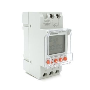 Реле часу Sinotimer TM920BK на DIN-рейку LCD програмований змінна батарея 30А 85-265V 87х65х36 мм 2000000367132YT фото