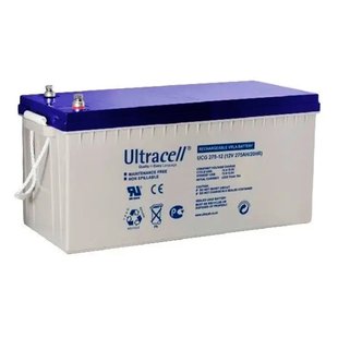 Аккумуляторная батарея Ultracell UCG275-12 GEL 12 V 275 Ah (522 x 268 x 226) White Q1/24 5FA4FF999DA9 фото