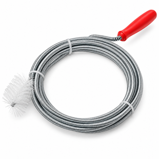 Трос для чищення труб Intertool 6мм x 3м з йоржиком eve2114 фото