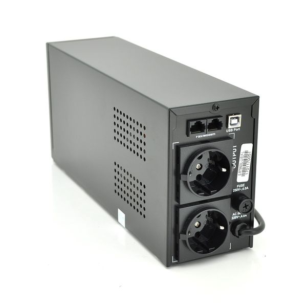 ДБЖ Ritar E-RTM600L-U (360W) ELF-L, LED, AVR, 2st, USB, 2xSCHUKO socket, 1x12V7Ah, метал Case Q4 (370*130*210) 4,8 кг (310*85*140) 771B4ED9860F фото