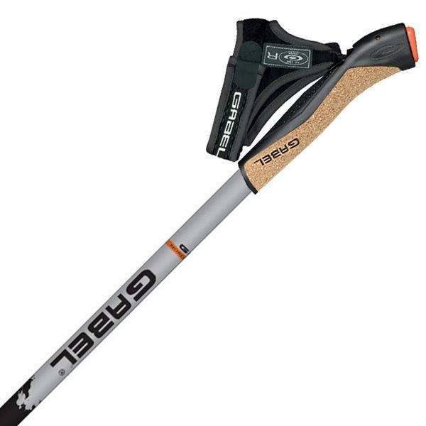 Палки для скандинавской ходьбы Gabel X-1.35 Active Knife Black/Orange 105 (7008361151050) DAS301701DASM фото