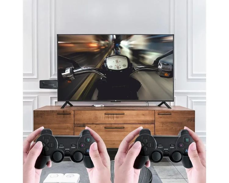 Ігрова приставка на 10000 ігор емулятор Dendy та Sega HDMI 4K Bluetooth 2.4 Game Boy, Nintendo, Atari, PlayStation 1 eve1038 фото