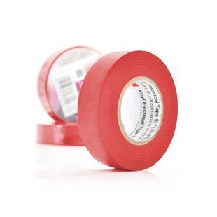 Изолента 3M 0,15мм*18мм*20м (красная), диапазон рабочих температур: от - 10&deg;С до + 80&deg;С, высокое качество!!!, 10 штук в упаковке, цена за штуку 2000000036175YT фото