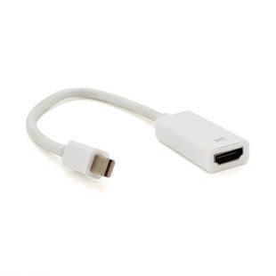 Конвертер mini Display Port (тато) на HDMI (мама) 30cm (Big Size) White 4K/2K Пакет 2000000086279YT фото