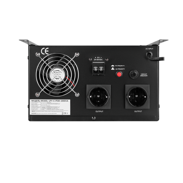 Солнечный инвертор (ИБП) LogicPower LPY-C-PSW-2000VA (1400W) MPPT24V 4126LP фото