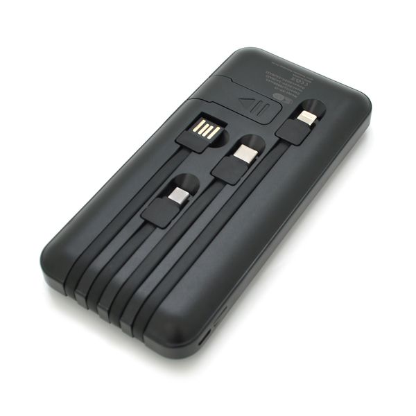 Powerbank KP KP-17 10000mAh, Output:2Type-C/USB, White/Black, (270g), Blister 6AFCDC1F2CCB фото