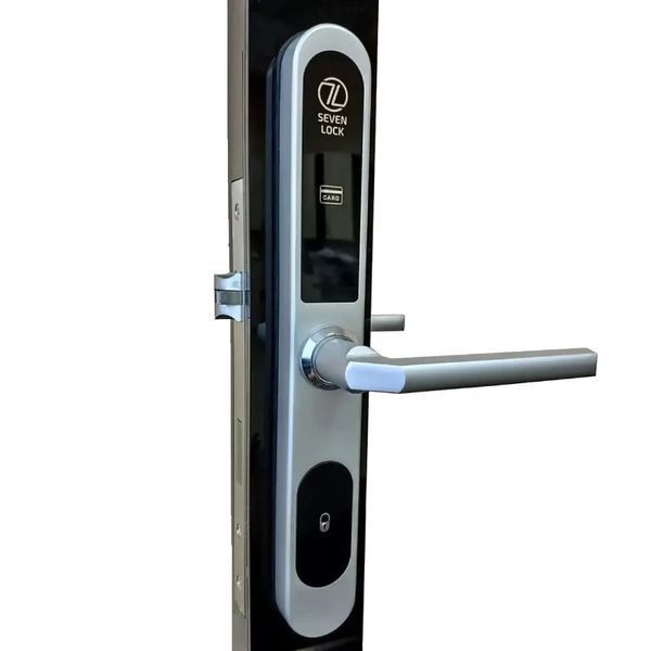 Электронный замок RFID SEVEN LOCK SL-7737S silver ID EM 99-00023307VIAT фото