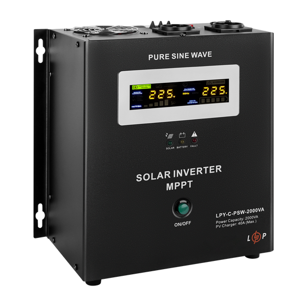 Солнечный инвертор (ИБП) LogicPower LPY-C-PSW-2000VA (1400W) MPPT24V 4126LP фото