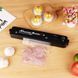 Вакууматор побутовий Vacuum Sealer чорний вакуумний упаковщик 100 Вт пластик 7.6 х 37 х 4.8 см до 30 см eve1039 фото 3