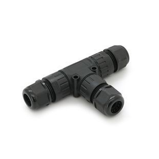 Кабельний T-розгалужувач EW-P20T-3P під кабель 5-9 мм 16A 450V Black 2000000378985YT фото