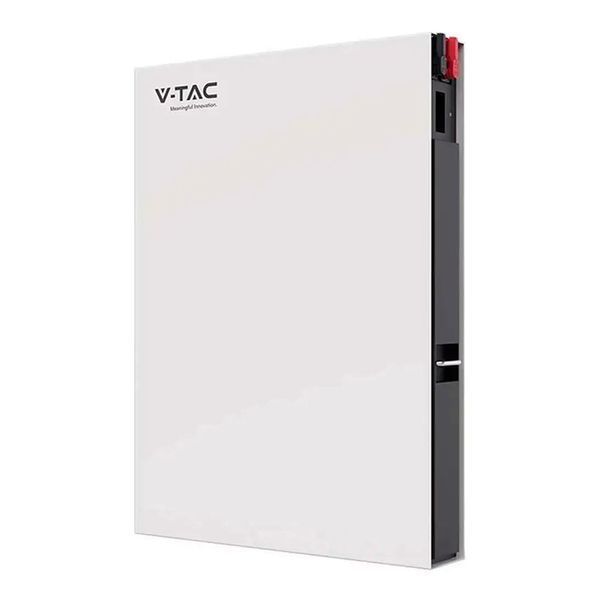 Аккумуляторная батарея настенная V-TAC SLIM VT-48160 LiFePO4 51,2V 160Аh 7.64kWh,(100/100A) 600x830x111mm, 80kg 2000000374987YT фото