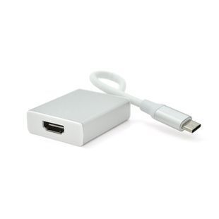 Конвертер Type-C (папа) на HDMI(мама) 10cm, Silver, 4K/2K, Пакет 2000000211978YT фото