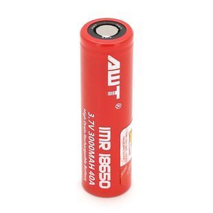 Акумулятор 18650 Li-Ion AWT високострумовий 3000 мАч 40А BOX 2 шт в упаковці ціна за одиницю 2000000196213YT фото