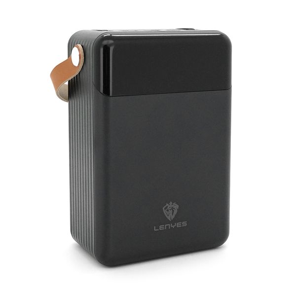 Powerbank LENYES PX891 80000mAh 3USB/2Type-C/Lightning, 22.5W/3A, Black 8AEF72FD64BD фото