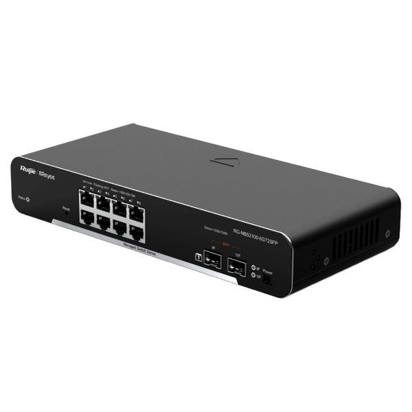 Комутатор 8 портів керований Ruijie RG-NBS3100-8GT2SFP L2 99-00008408VIAT фото