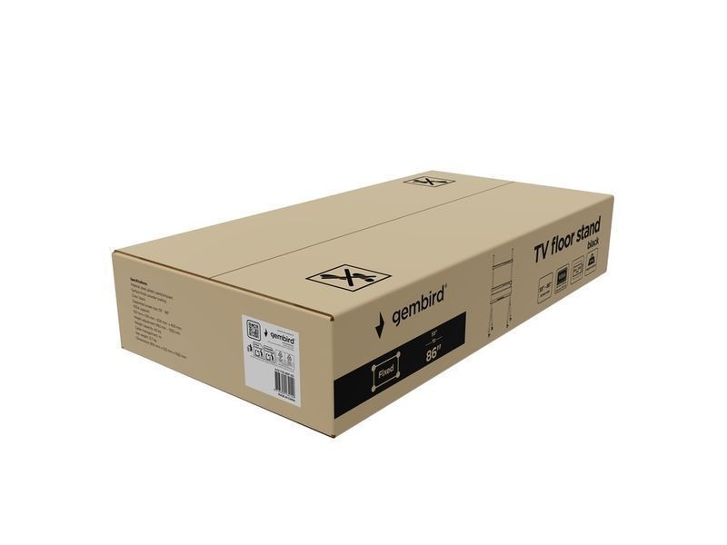Підлогова тумба під телевізор Gembird TVS-86F-02 1607496EDG фото