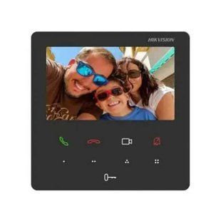 Видеодомофон Hikvision DS-KH6110-WE1 4.3 дюйма сенсорный экран PoE мобильное управление 72166FORS фото