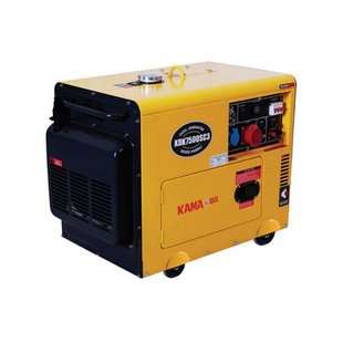 Генератор дизельний KDK7500SC3, трифазний 230/400V, 50Hz, 6.9KVA, об'єм 14.5л 684D9CAC6086 фото