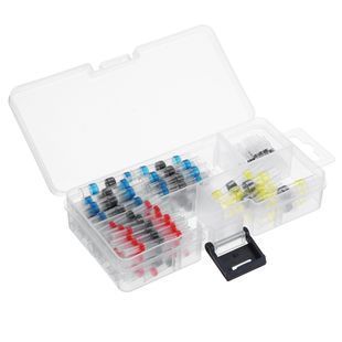 Набір термоусадних гільз з припоєм Q100 Red 0.5-1.50mm&sup2; (35) Blue 1.50-2.50mm&sup2; (30) Yellow 4.00-6.00mm&sup2; White(25) 0.25-0.35mm&sup2; (10) 2000000045047YT фото