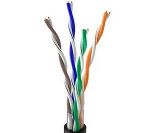 Витая пара (UTP мідь зовнішня) OK-Net КПП-ВП (100) UTP кат.5е, 4х2х0.5 бухта 305м 99-10025824VIAT фото