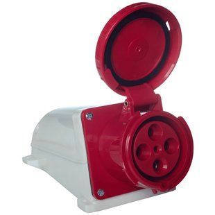 Розетка стационарная внешняя UEA 134 63А 380В 3Р+Е IP67 99-10033480VIAT фото