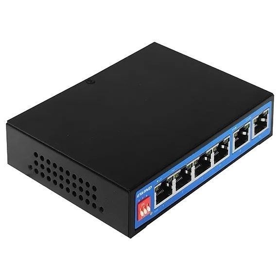 Комутатор 6 портів некерований Ewind EW-S1906CF-DP PoE 99-10030201VIAT фото