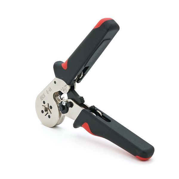 Кримпер HSC8 6-4A для обжима кабельного наконечника, 0.25-10mm2, Black-red 2000000397146YT фото