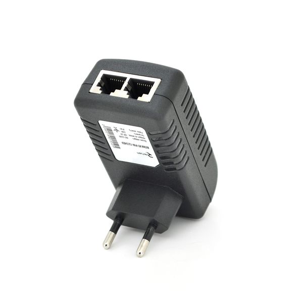 POE інжектор RITAR RT-PIN-24/12EU, 24V 0,5A (12Вт) з портами Ethernet 10/100Мбіт/с, EU PLUG 792A073AD8CD фото