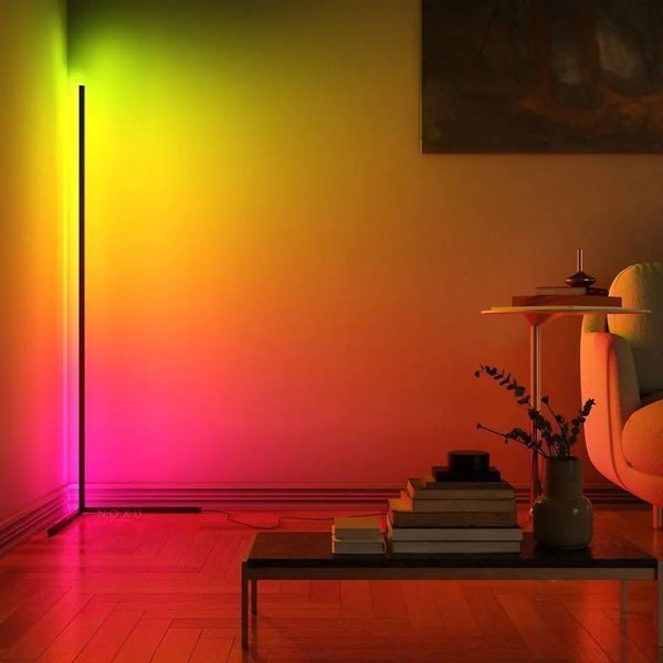 Торшер кутовий Ledox Design 120 см (20 Вт) &ndash; LED-підсвітка пульт ДК 330 ефектів eve1050 фото