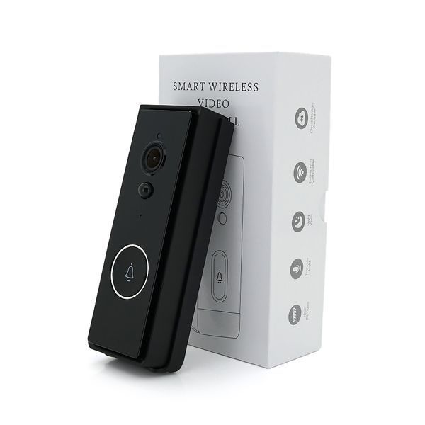 Автономный уличный/внутренний Видеозвонок 2MP YOSO DoorVision-WIFI-00-2 Tuya . на батареях 18650 . WIFI . запись на SD карту. Черный ( батареи не вход 2000000276120YT фото